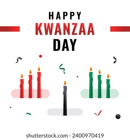 Kwanzaa Day Event Design Illustration