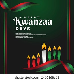 Kwanzaa Day Illustration Design Vector