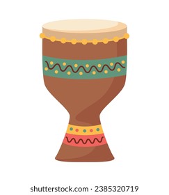 kwanzaa drum illustration vector isolated