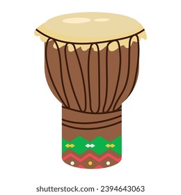 kwanzaa drum illustration vector isolated