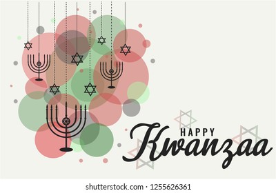 Kwanzaa Greeting card or background. vector illustration.