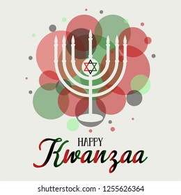 Kwanzaa Greeting card or background. vector illustration.