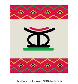 kwanzaa kujichagulia illustration vector isolated