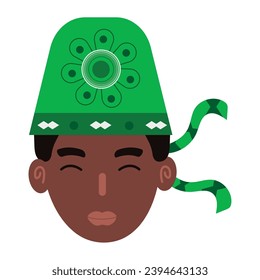 kwanzaa man illustration vector isolated