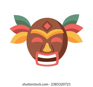 kwanzaa mask illustration vector isolated