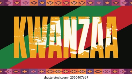 Kwanzaa ‍social media post banner design template set use to background, banner, placard, card, and poster design template