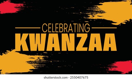 Kwanzaa ‍modelo de design de banner de postagem de mídia social definido para uso em modelo de design de plano de fundo, banner, cartaz, cartão e cartaz