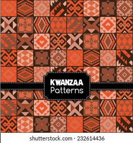 Kwanzaa Pattern. Ethnic tribal pattern vector Ornament.