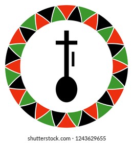 Kwanzaa Principle of Purpose - Symbol for Kwanzaa principle of nia