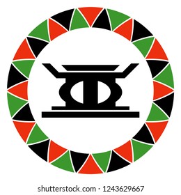 Kwanzaa Principle of Self Determination - Symbol for Kwanzaa principle of kujichagulia