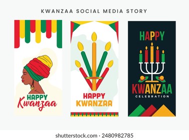 Kwanzaa Social Media Story template