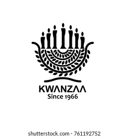 Kwanzaa symbol black