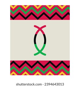 kwanzaa ujamaa illustration vector isolated