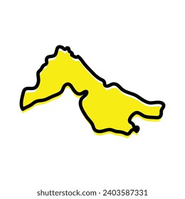 Bundesstaat Kwara Nigeria, Vektorgrafik.
