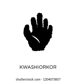 Kwashiorkor icon. Kwashiorkor symbol design from Diseases collection. Simple element vector illustration on white background.