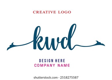 KWD  lettering logo is simple, easy to understand and authoritative