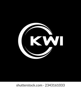 KWI Logo Design, Inspiration for a Unique Identity. Modern Elegance and Creative Design. Watermark Your Success with the Striking this Logo.