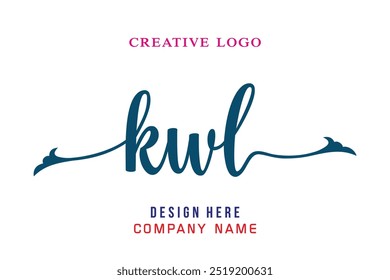 KWL lettering logo is simple, easy to understand and authoritative