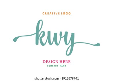 El logotipo de la inscripción de KWY es sencillo, fácil de entender y autoritario