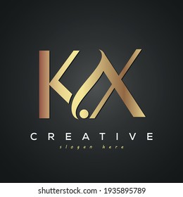 KX creative luxury logo design