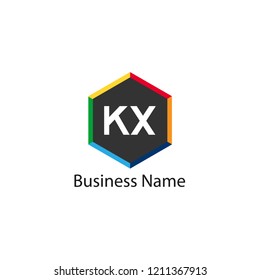 KX Letter Logo Template