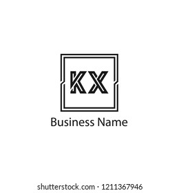 KX Letter Logo Template