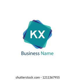 KX Letter Logo Template