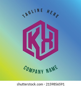 KX lettering logo is simple, easy to understand and authoritative