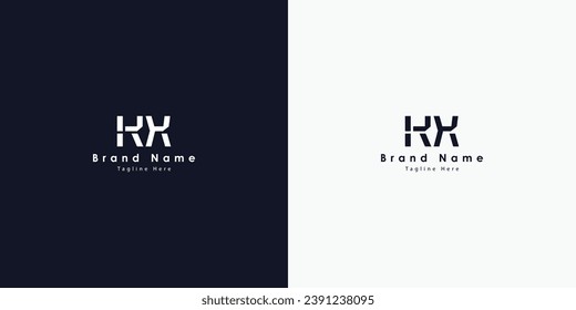 Diseño del logotipo vectorial de las letras KX