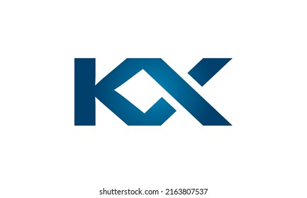 KX linked letters logo icon