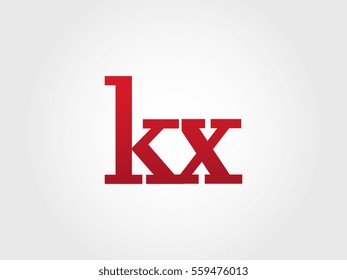 kx lowercase logotype