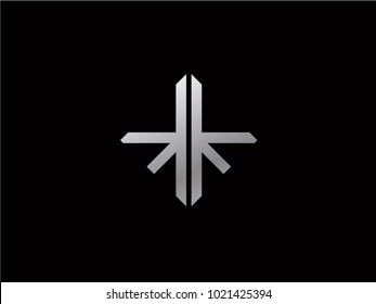 kx square shape silver color logo
