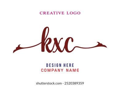 KXC  lettering logo is simple, easy to understand and authoritative