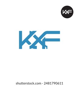 KXF-Logo-Buchstabe Monogramm Design