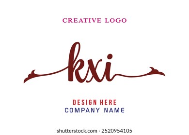 KXI  lettering logo is simple, easy to understand and authoritative