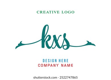 KXS  lettering logo is simple, easy to understand and authoritative