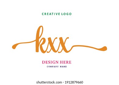 El logotipo con letras de KXX es sencillo, fácil de entender y autorizado
