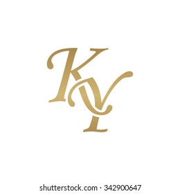 KY initial monogram logo