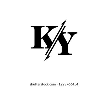 KY initials logo sliced