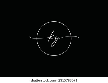 KY letter logo design and company logo