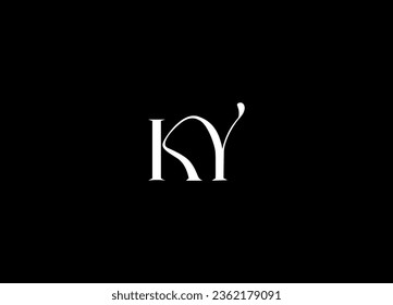 KY letter logo design and initial 