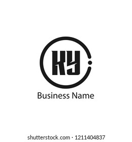 KY Letter Logo Template