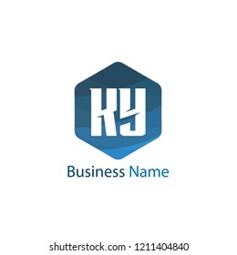 KY Letter Logo Template