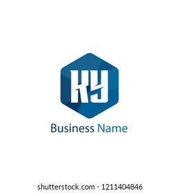 KY Letter Logo Template