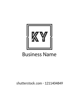 KY Letter Logo Template