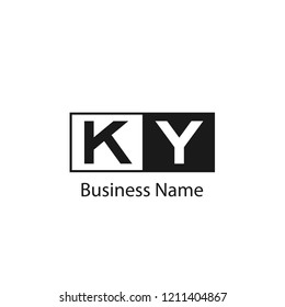 KY Letter Logo Template