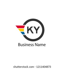 KY Letter Logo Template