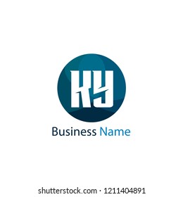 KY Letter Logo Template