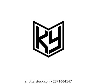 KY-Logo-Design, Vektorgrafik-Vorlage