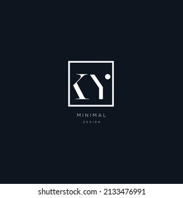 KY logo letter modern design